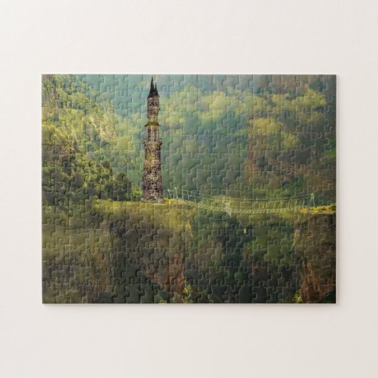 Natur - Fantasie - Turm - Puzzle (Horizontal)