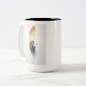 Natur Feder Wald Tasse (Vorderseite Links)