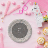 Natur-Felsen-Foto-Geologie-Beschaffenheit Pappteller (Party)