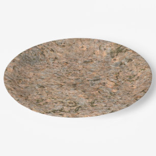Natur-Felsen-Foto-Geologie-Beschaffenheit Pappteller