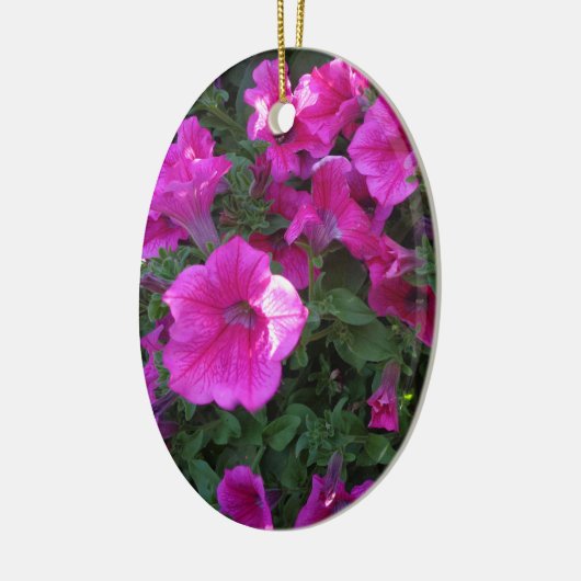 Natur, Flora, rosa Blume Keramik Ornament (Links)