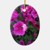 Natur, Flora, rosa Blume Keramik Ornament (Vorne)