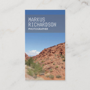 NATUR-FOTO Geschäfts-Karte für Fotografen Visitenkarte