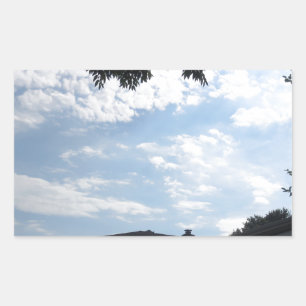Natur Foto Skyline CherryHill NewJersey NVN666 F Rechteckiger Aufkleber