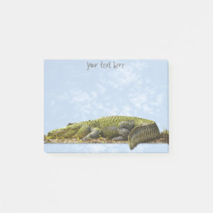 Natur-Fotografie-enormer Alligator Panoromic Post-it Klebezettel