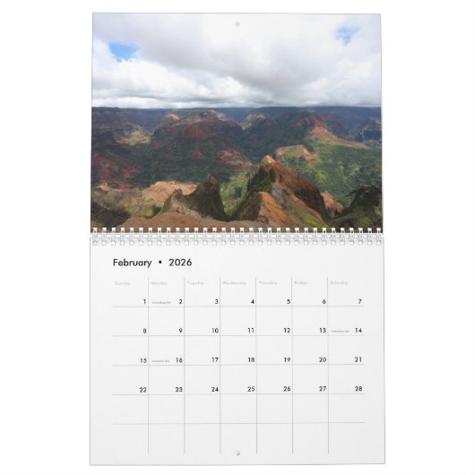 Natur-Fotos von Kaui Kalender (Feb 2026)