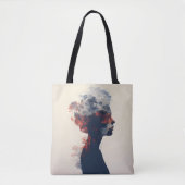 Natur Frau doppelte Exposition Tasche (Vorderseite)
