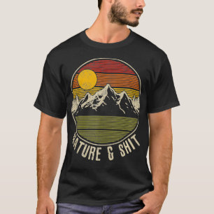 Natur Funny Vintag Mountains Wandern Camping Gesch T-Shirt