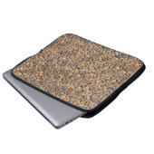 Natur-Geologie-Kiesel entsteint Foto Laptopschutzhülle (Vorne Knopf)