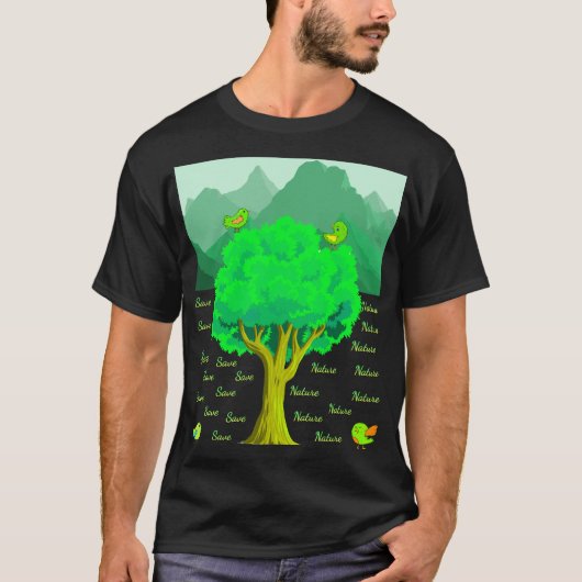 Natur gerettet T-Shirt (Vorderseite)