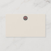 Natur, Gesundheit und Landschaften im Herbst Visitenkarte (Rückseite)