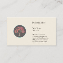 Natur, Gesundheit und Landschaften im Herbst Visitenkarte