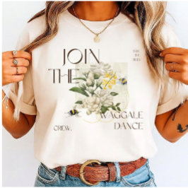 Natur-Grafik-T-Shirt für Bienenliebhaber – Waggle- T-Shirt