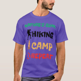 Natur-Gym-Wander-Camp-Repeat-Camping-Wander-Junge T-Shirt