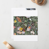 Natur harter Frost, flache Note Card Mitteilungskarte (Vorderseite/Rückseite Beispiel)