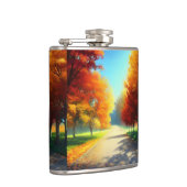 Natur-Herbstbäume im Wald Flachmann (Rechts)