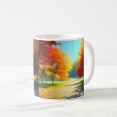 Natur-Herbstbäume im Wald Kaffeetasse (VorderseiteRechts)