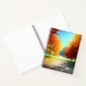 Natur-Herbstbäume im Wald Notizblock (Innenseite)