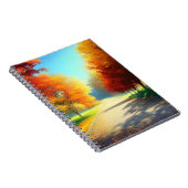 Natur-Herbstbäume im Wald Notizblock (Rechte Seite)