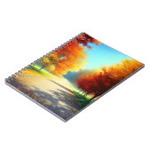 Natur-Herbstbäume im Wald Notizblock (Linke Seite)