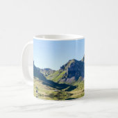 Natur Herbstgebirge Bäume Wasser Szene Kaffeetasse (Vorderseite Links)