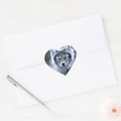 Natur Herz-Aufkleber (Umschlag)