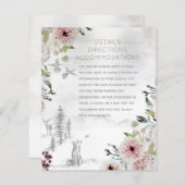 Natur-Hochzeitsdetails Unterkünfte (Vorne/Hinten)