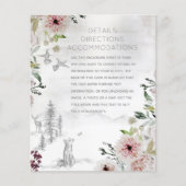 Natur-Hochzeitsdetails Unterkünfte (Vorderseite)