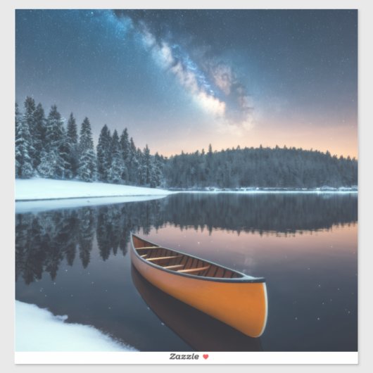 Natur im Freien Landschaft Friedliche Entspannung Aufkleber (Blatt)