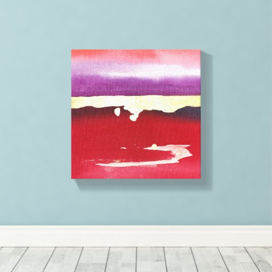 Natur im Frieden II Leinwanddruck (Insitu (Holzboden))