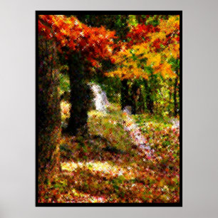 Natur im Querstich-Plakat Poster