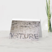 Natur im Sand Karte (Rückseite)