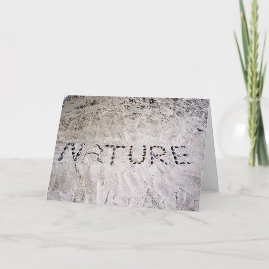 Natur im Sand Karte (Vorderseite)