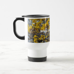 Natur in Blüte Reisebecher