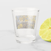 Natur in Blüte Schnapsglas (Rückseite)