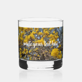 Natur in Blüte Whiskyglas