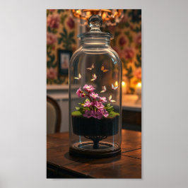 Natur in einen Jar Poster
