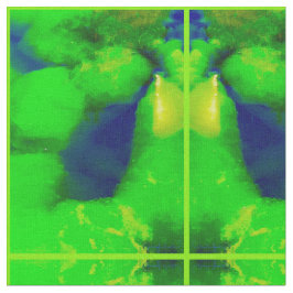 Natur in Limettengrün 2 Stoff