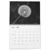 Natur in Schwarz und Weiß Kalender (Mär 2026)
