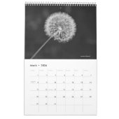 Natur in Schwarz-Weiß-Kalender Kalender (Mär 2026)