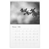 Natur in Schwarz-Weiß-Kalender Kalender (Feb 2026)