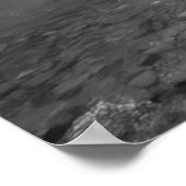 Natur in schwarz-weiß poster (Ecke)