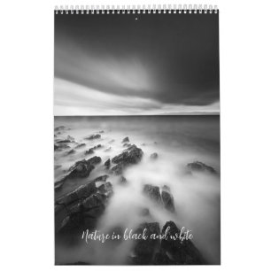 Natur in Schwarzweiß-Foto v2 Kalender