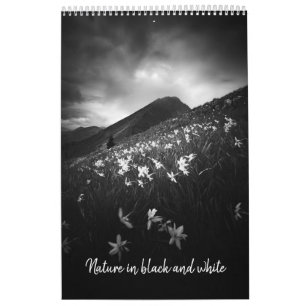 Natur in Schwarzweiß v1 Foto Kalender