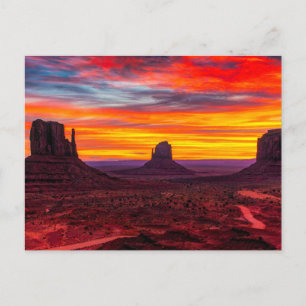 Natur Inspirationen Bergtal, Utah Postkarte