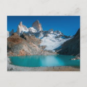 Natur Inspirationen Patagonia Berge Tarn Postkarte (Vorderseite)