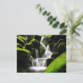 Natur-Inspirationen Wasserfall in Südkorea Postkarte (Stehend Vorderseite)