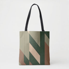 Natur inspiriert abstrakt geometrisch tasche