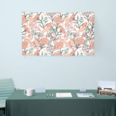 Natur Inspiriert Blütenmuster: Muster der Blume Ca Banner (Messeveranstaltung)