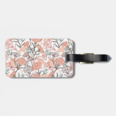Natur Inspiriert Blütenmuster: Muster der Blume Ca Gepäckanhänger (Rückseite horizontal)